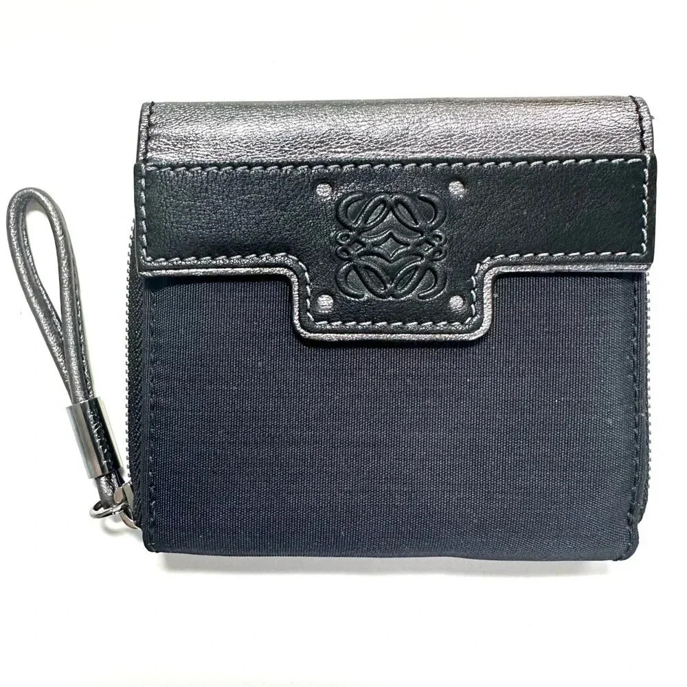 Loewe Logos Anagram Bifold Wallet Wristlet RARE - Pristine condition